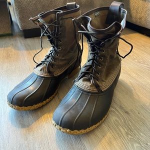 LL Bean Waxed Canvas Maine Hunting Shoe 10” size 11 Men’s